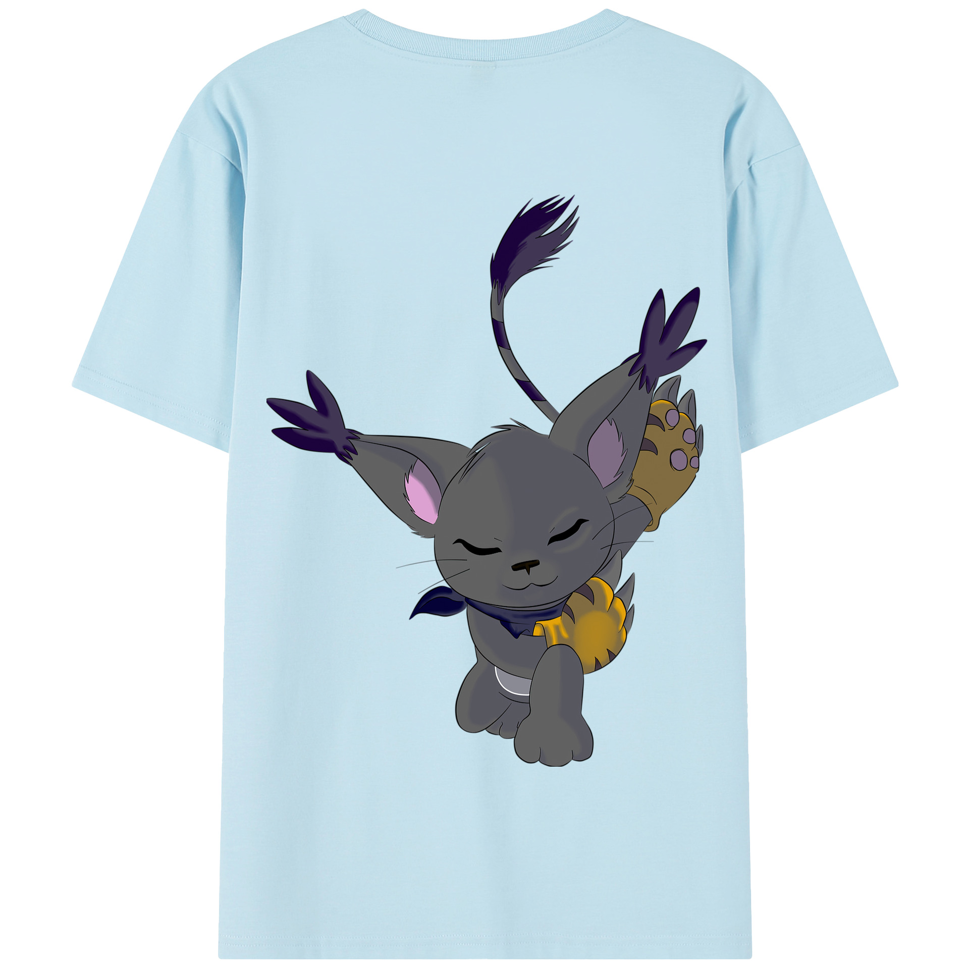 （画像用） Digimon デジタルモンスター/デジモン 綿100％半袖Tシャツ（背面プリント）
